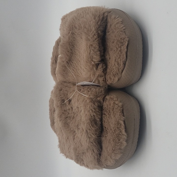 1981- 32 Degrees Heat Plush Cushion Slide Women's Size 9 - 10 Brown Color NWT - Picture 4 of 10